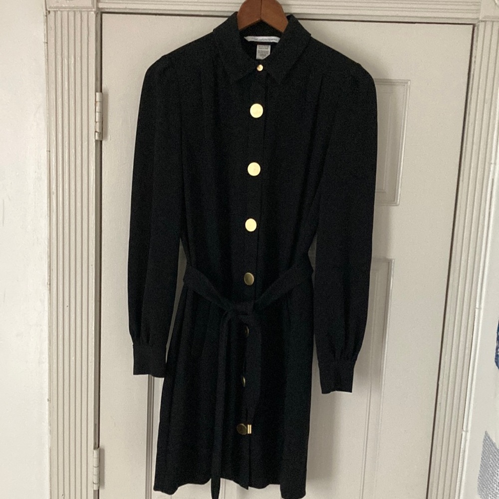 Black, Diane Von Furstenberg Shirtdress